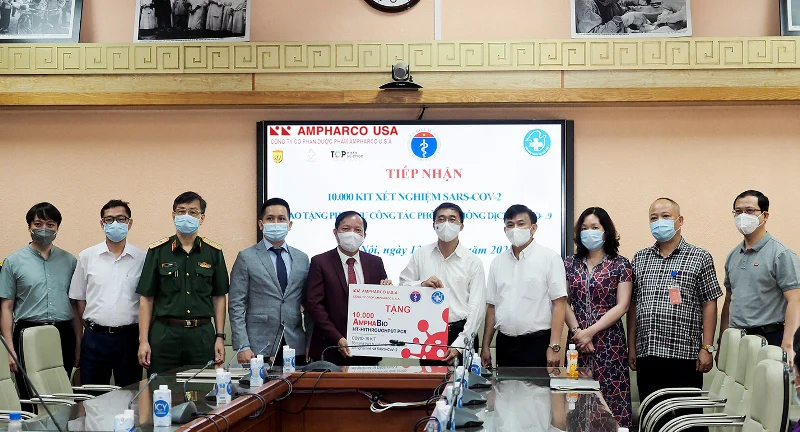 Ampharco U.S.A Donates 10,000 COVID-19 Test Kits (Amphabio) to the Ministry of Health to Support Pandemic Prevention