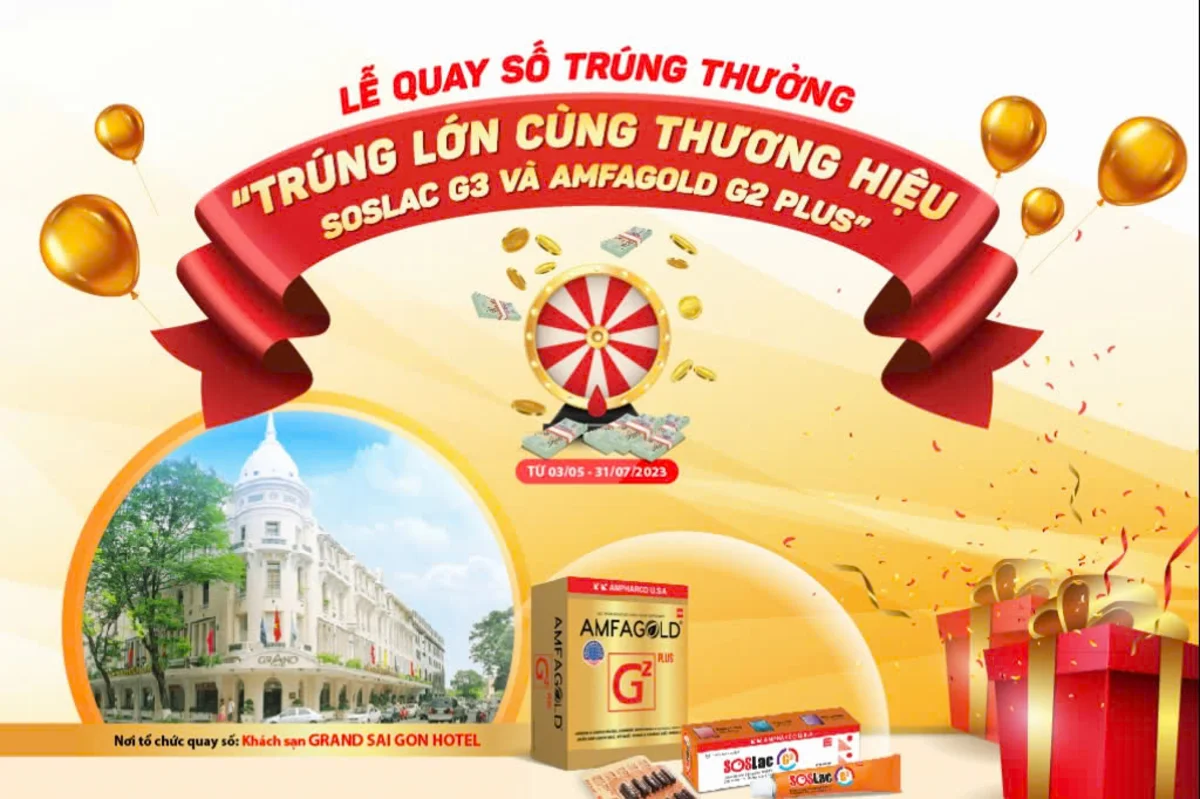 Kết Quả Xổ Số Chương Trình “Trúng Lớn Cùng thương hiệu SOSlac G3 và Amphargold G2 Plus”