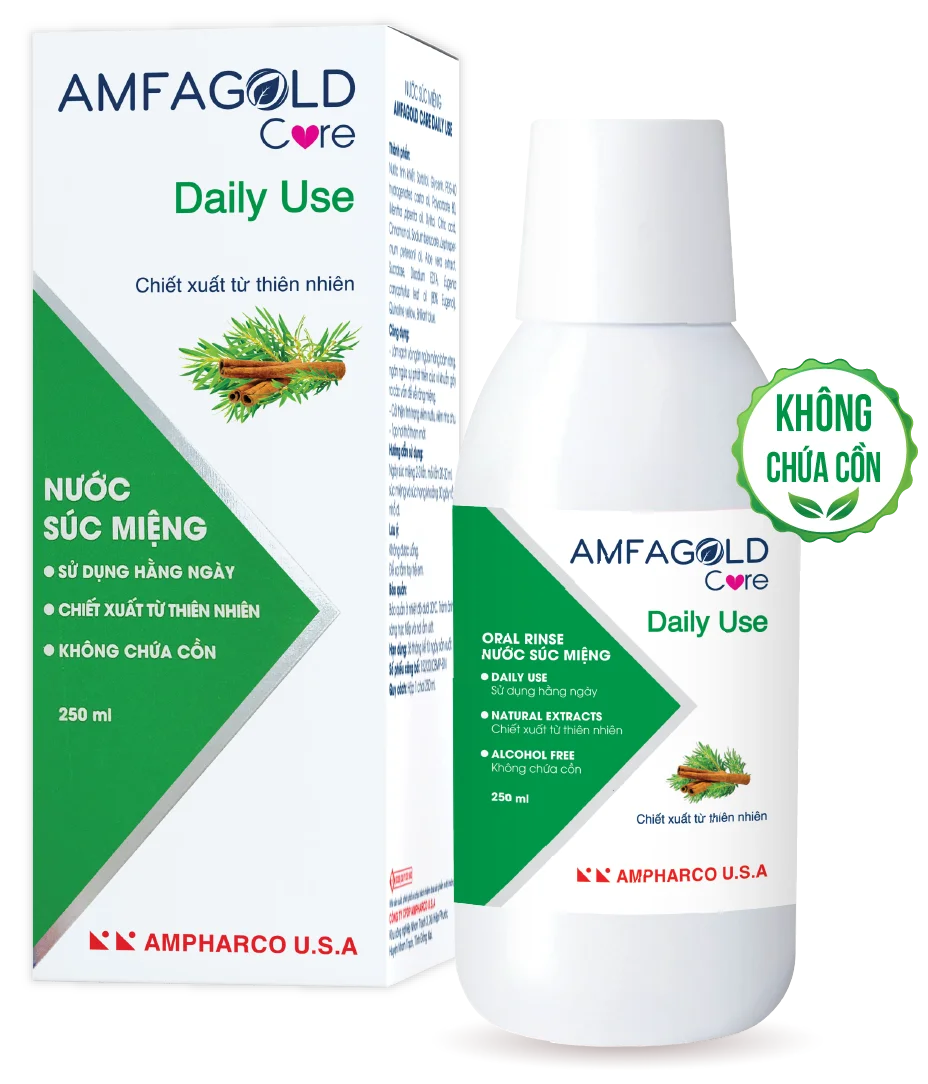 Nước súc miệng AMFAGOLD CARE DAILY USE